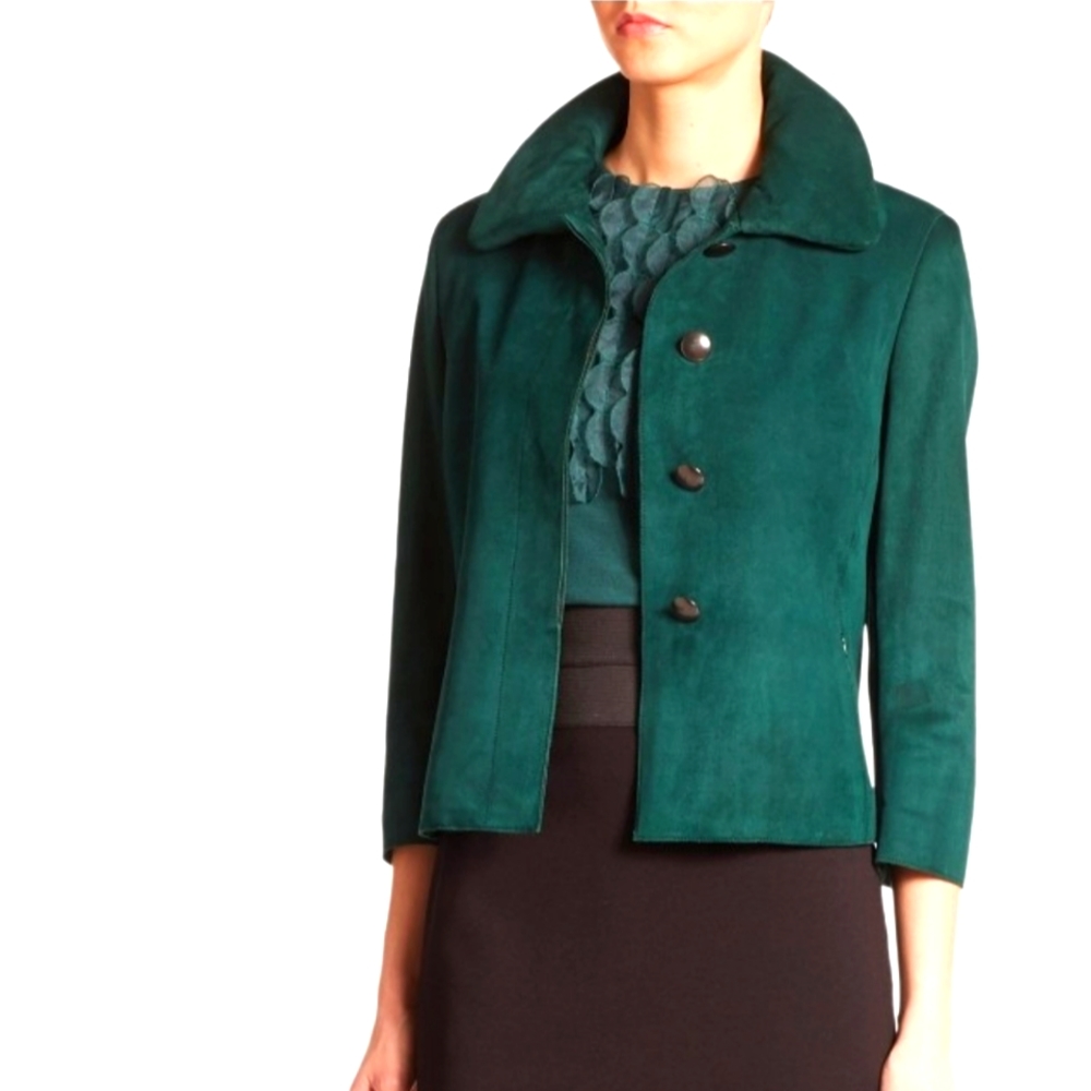 A-K-R-I-S- .punto suede jacket